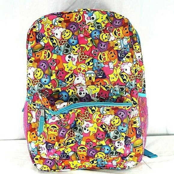 Emoji Canvas Backpack - Picture 1 of 7